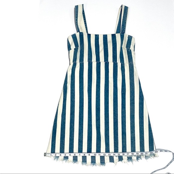 Show Me Your MuMu Chambray Striped Dress - Picture 7 of 8